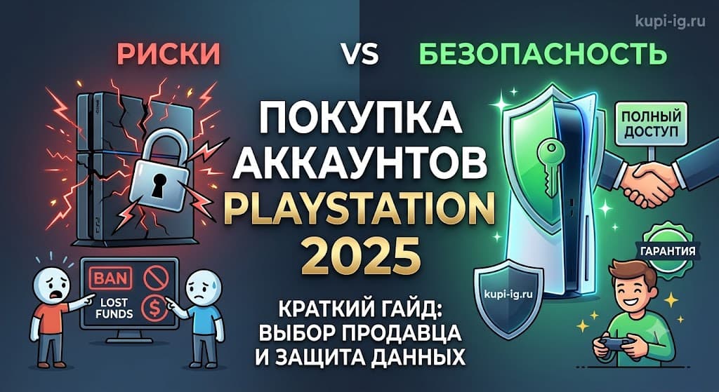 Безопасно ли покупать аккаунты PlayStation в 2025: отзывы, риски и инструкция