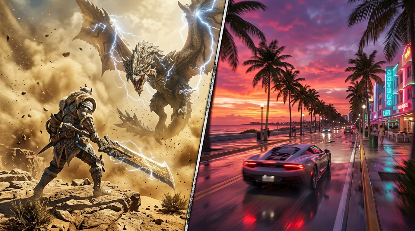 Демоверсия Monster Hunter Wilds для Switch 2 выходит 19 октября, а релиз GTA 6 на ПК ожидается в начале 2027 года: Главные новости за 18 октября 2026