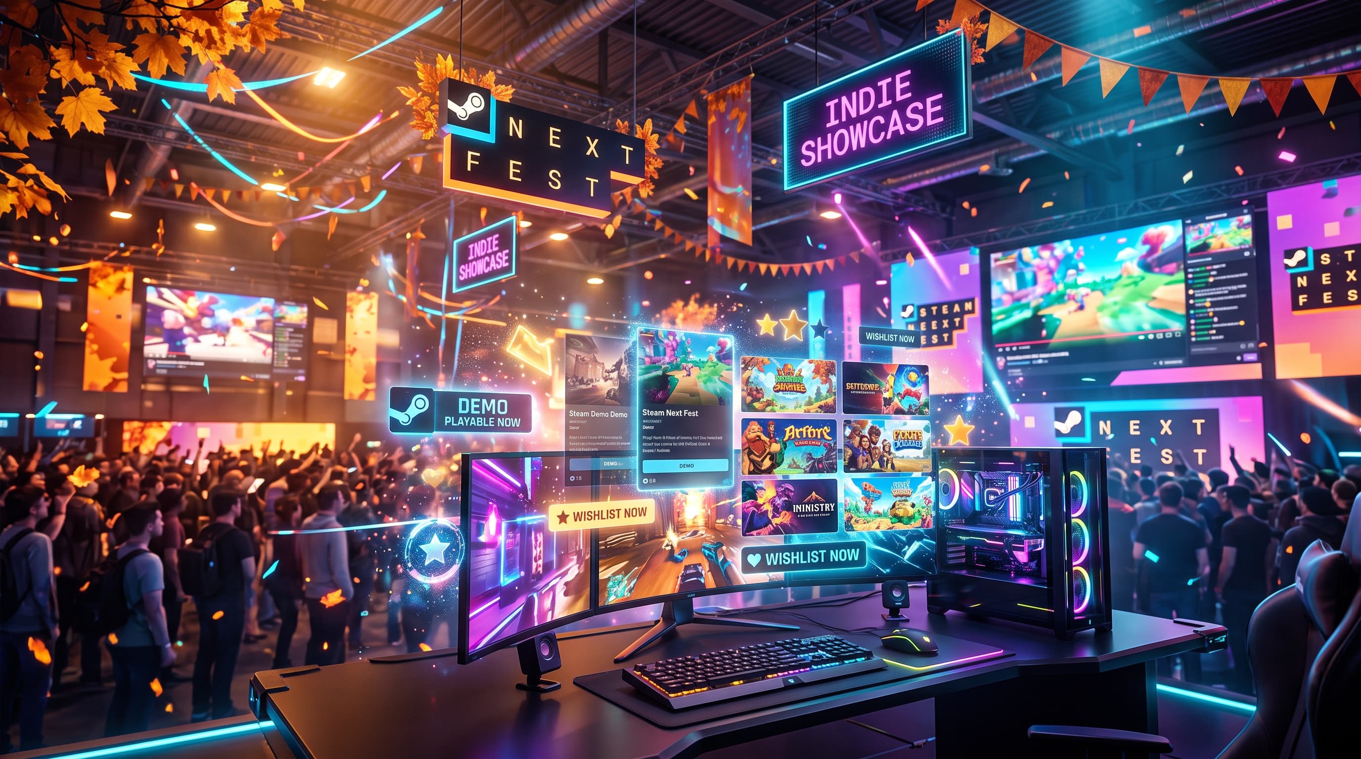 Старт фестиваля Steam Next Fest с тысячами бесплатных демоверсий и презентация ID@Xbox Showcase: Главное за 20 октября 2026 года