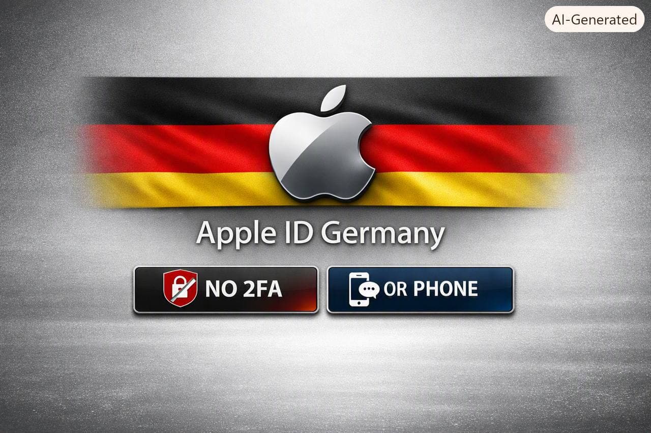 🇩🇪 Apple ID Германия | Полный доступ | ⚡ Быстрая доставка | Без 2FA или Телефон✅ - Screenshot 1