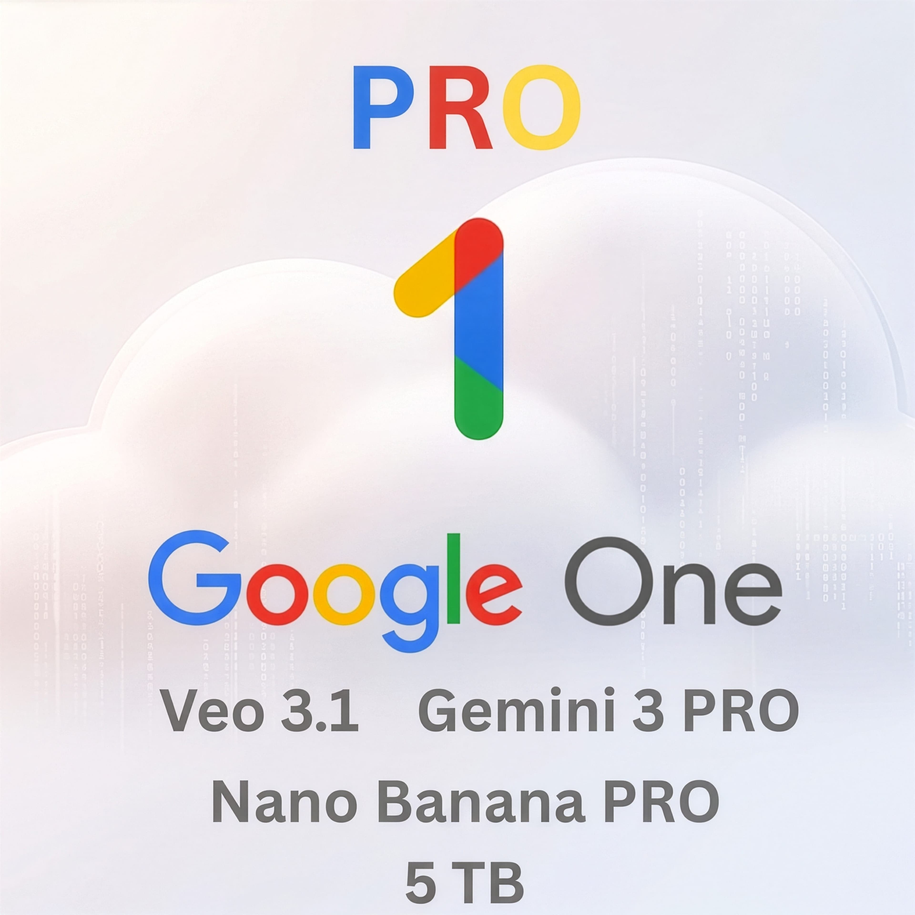 Google One 6 месяцев, 5ТБ + Gemini Pro AI | Без авторизации | Гарантия - Screenshot 1