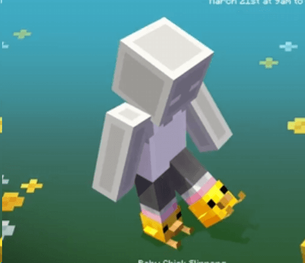 Minecraft Baby Chick Slippers Key/Code JAVA & BEDROCK 24/7 - Screenshot 1