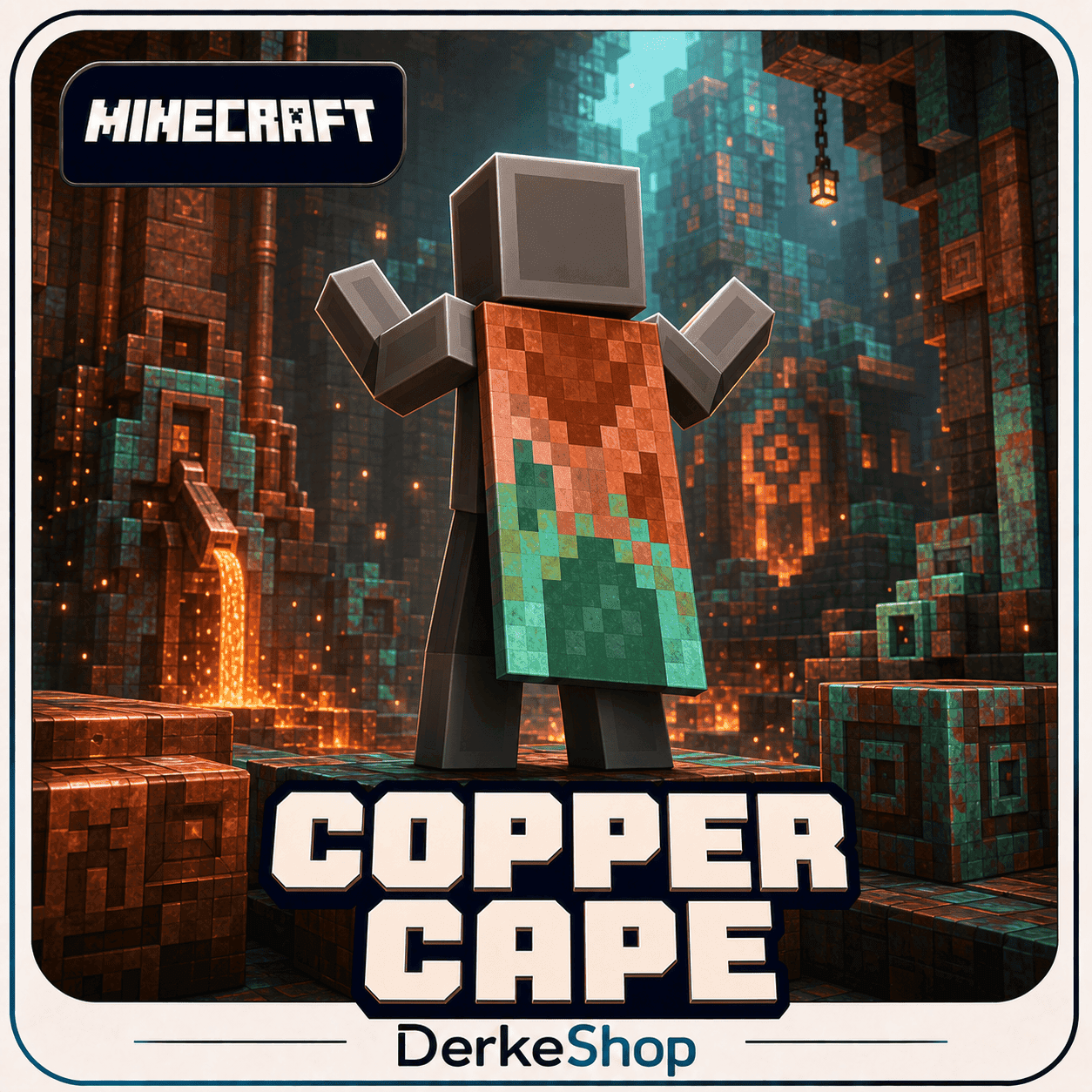 Minecraft Плащ Copper Cape➤Region Free Key➤Java/Bedrock - Screenshot 1