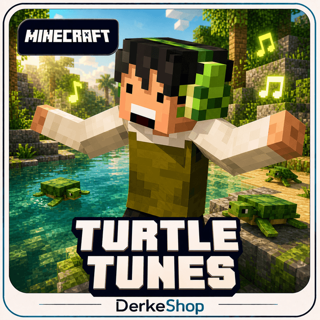 Майнкрафт скин Turtle Tunes | Твич Дропс | Region Free Key | Java/Bedrock - Screenshot 1