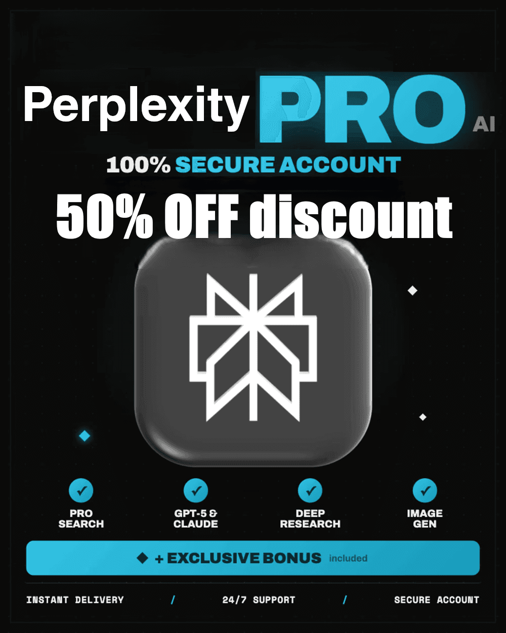 Get Perplexity AI Pro For Half Price ( 5O% OFF discount ) | Personal account | - Screenshot 1