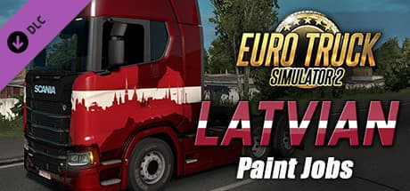 Euro Truck Simulator 2 - Latvian Paint Jobs Pack🎁STEAM - Screenshot 1