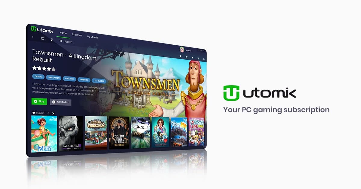 Учетная запись Utomik 14 дней ✅ Личная учетная запись ✅ - Screenshot 1