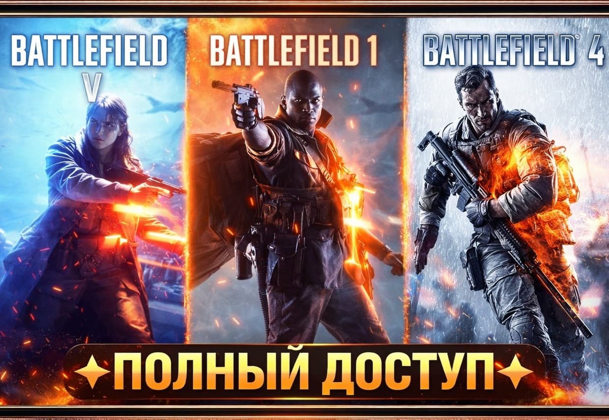 【EA APP】Battlefield V + Battlefield 1 + Battlefield 4 ✅ ПОЛНЫЙ ДОСТУП ✦ Online - Screenshot 1