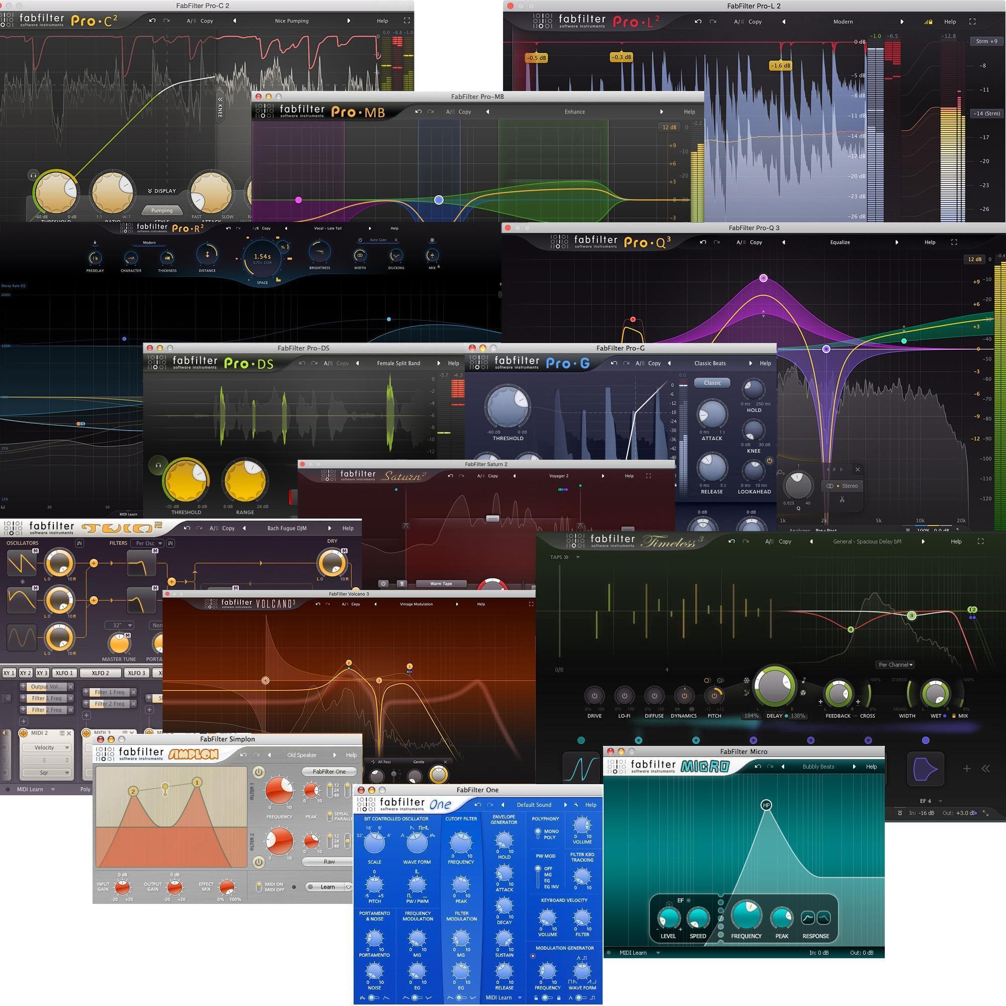 FabFilter Total Bundle 12 Plugins - Screenshot 1