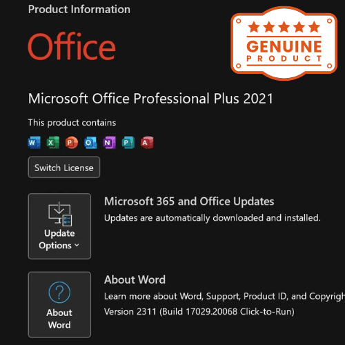🔑MICROSOFT OFFICE 2021 PRO PLUS🌏ПОЖИЗНЕННАЯ💎 - Screenshot 1
