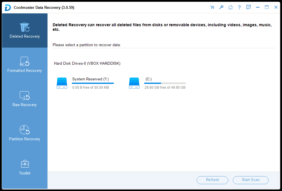 Coolmuster Data Recovery Аккаунт - Screenshot 1
