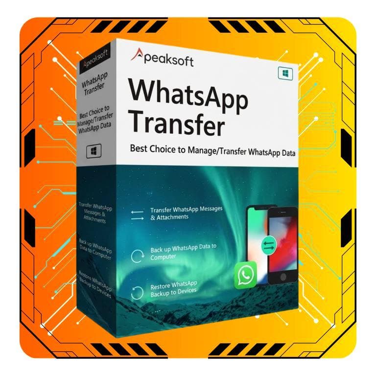 Apeaksoft WhatsApp Transfer 1 Year Registration Code - Screenshot 1