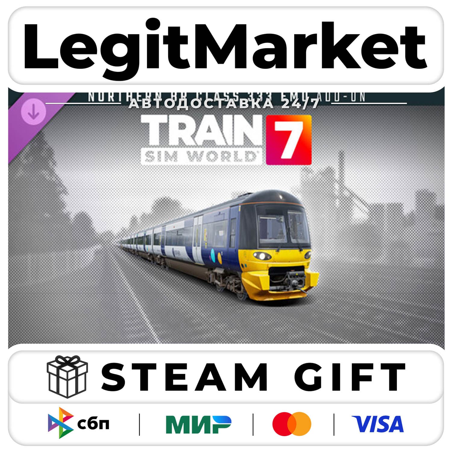 DLC Train Sim World 7: Northern BR Class 333 EMU Add-On / Steam AUTO / RU + WORLD - Screenshot 1