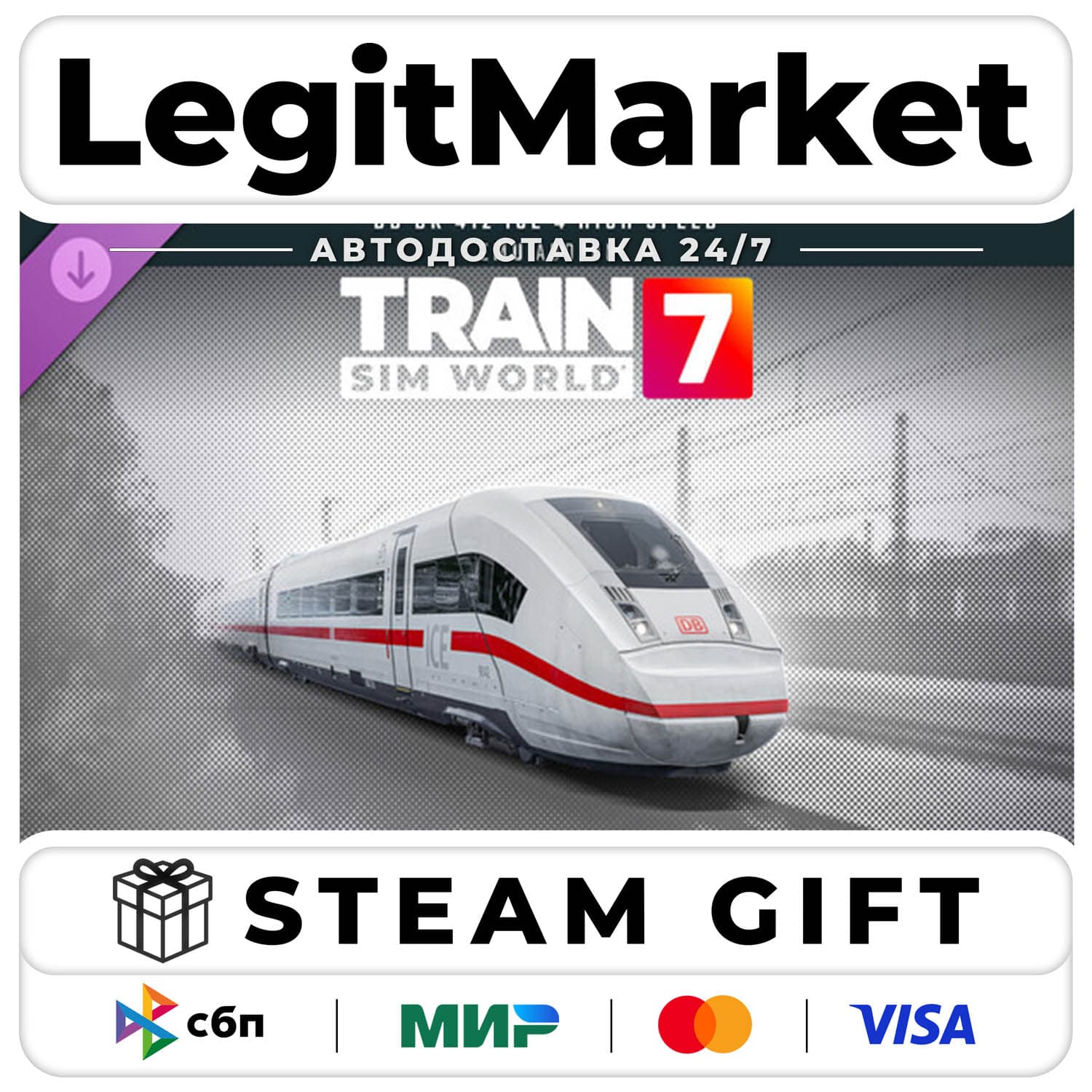 DLC Train Sim World 7: DB BR 412 ICE 4 High Speed EMU Add-On / Steam AUTO / RU + WORL - Screenshot 1