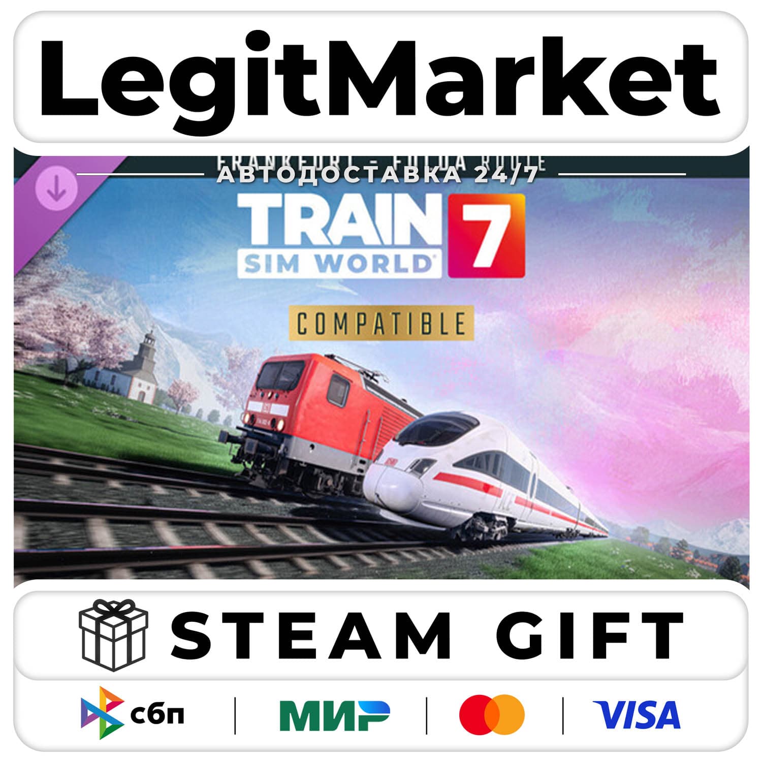 DLC Train Sim World 7: Frankfurt - Fulda: Kinzigtalbahn Rou / Steam AUTO / RU + WORLD - Screenshot 1