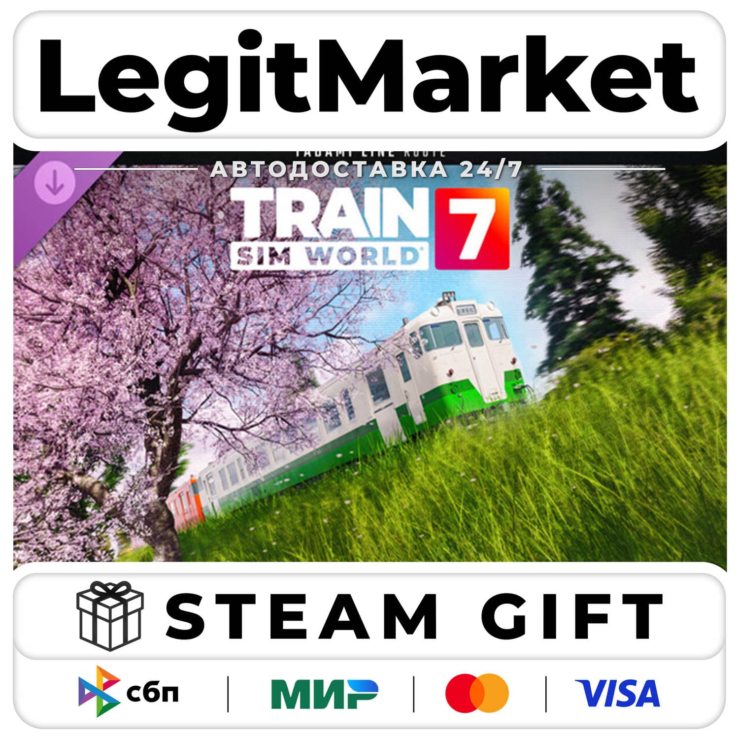DLC Train Sim World 7: Tadami Line: Aizu-Wakamatsu - Tadami / Steam AUTO / RU + WORLD - Screenshot 1