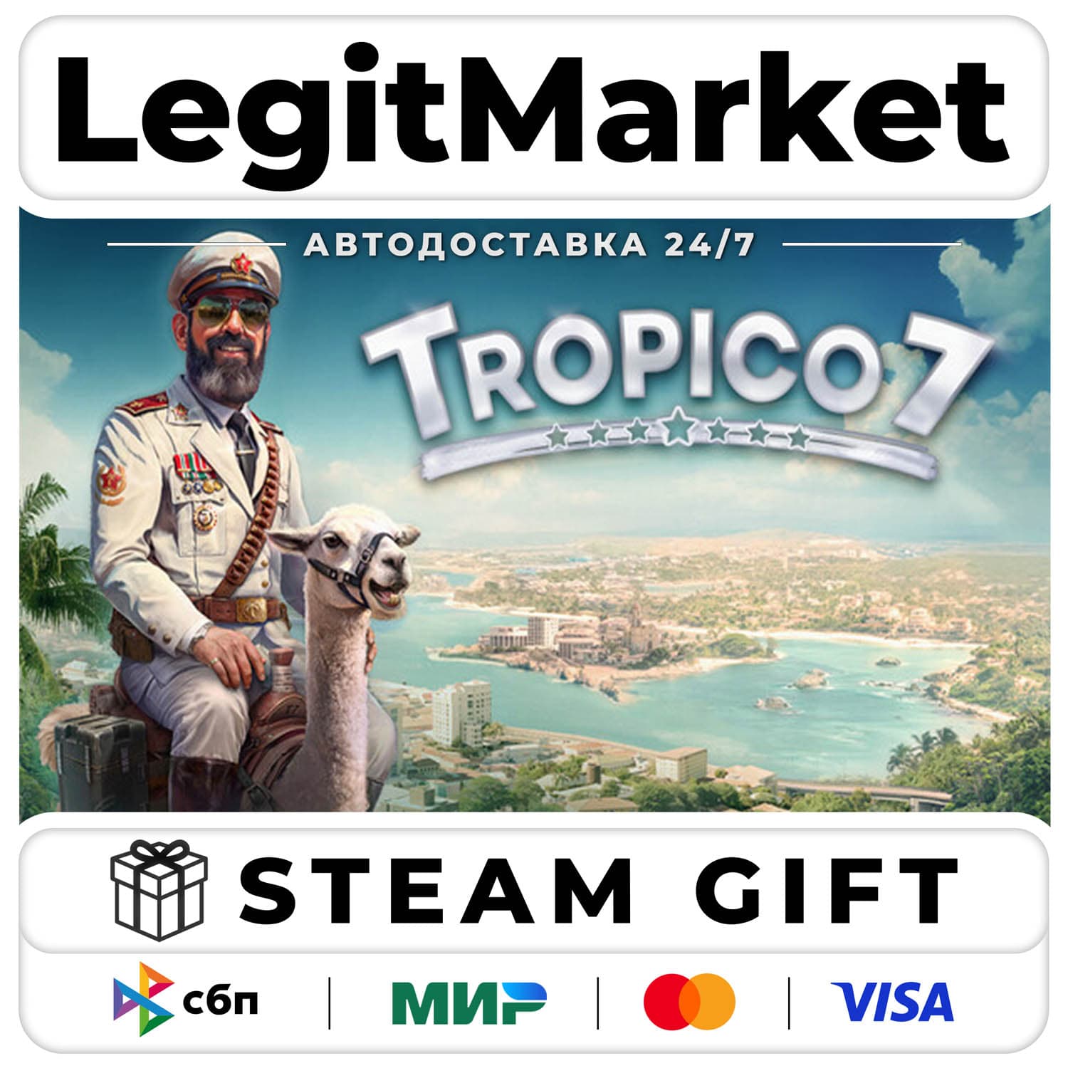 Tropico 7 +ВЫБОР ИЗДАНИЙ / Steam АВТО / МИР - Screenshot 1