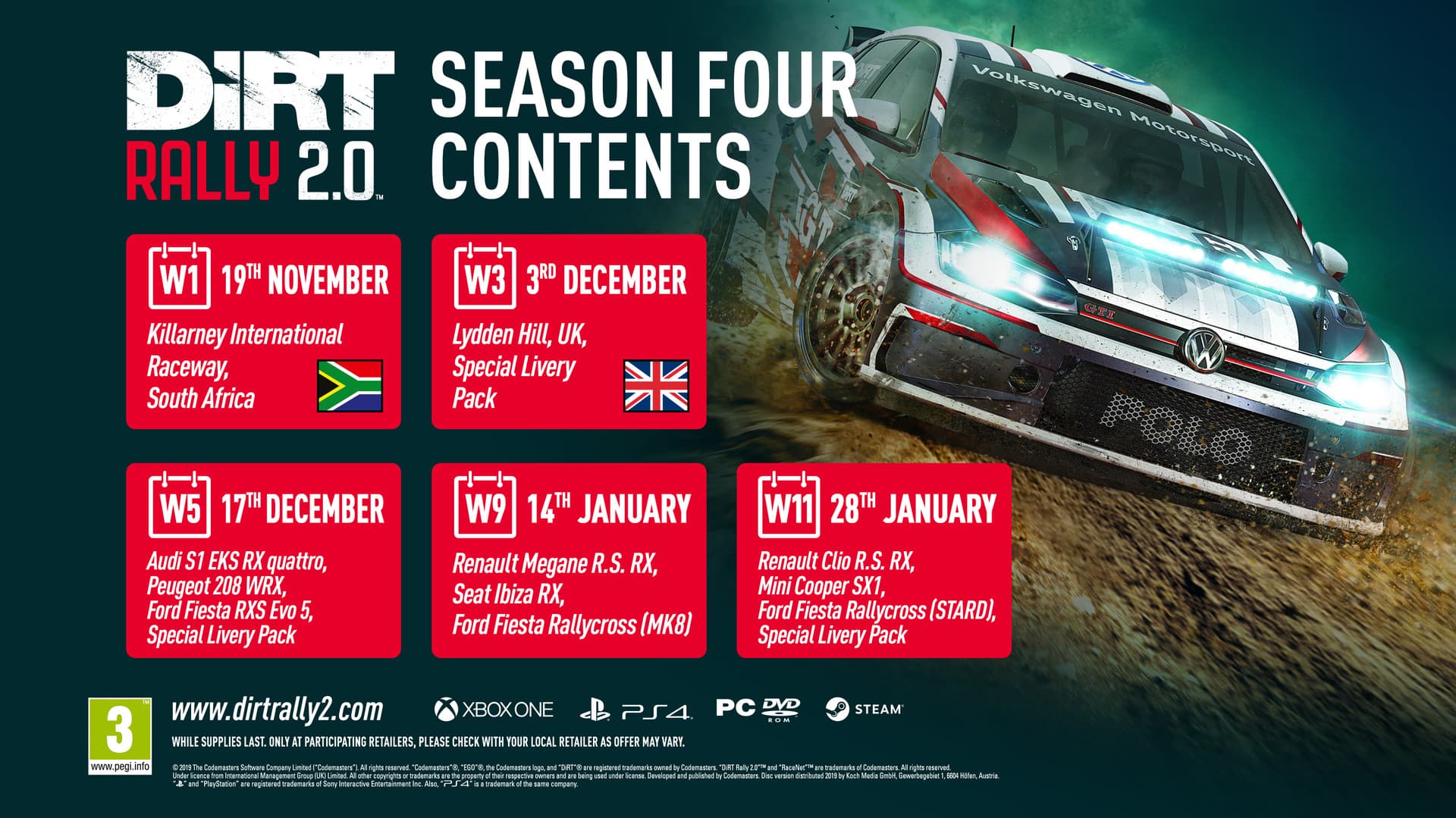 DiRT Rally 2.0 - Year One Pass (Season1/2/3/4) DLC - Screenshot 1