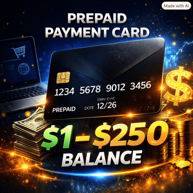 💳 США Предоплаченная карта | $1–$250 Баланс | ⚡ Быстрая и безопасная доставка 🛍️ - Screenshot 1