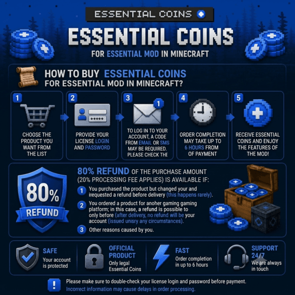 ➤ Essential Coins - Essential Coins | Essential Mod | Minecraft - Screenshot 1