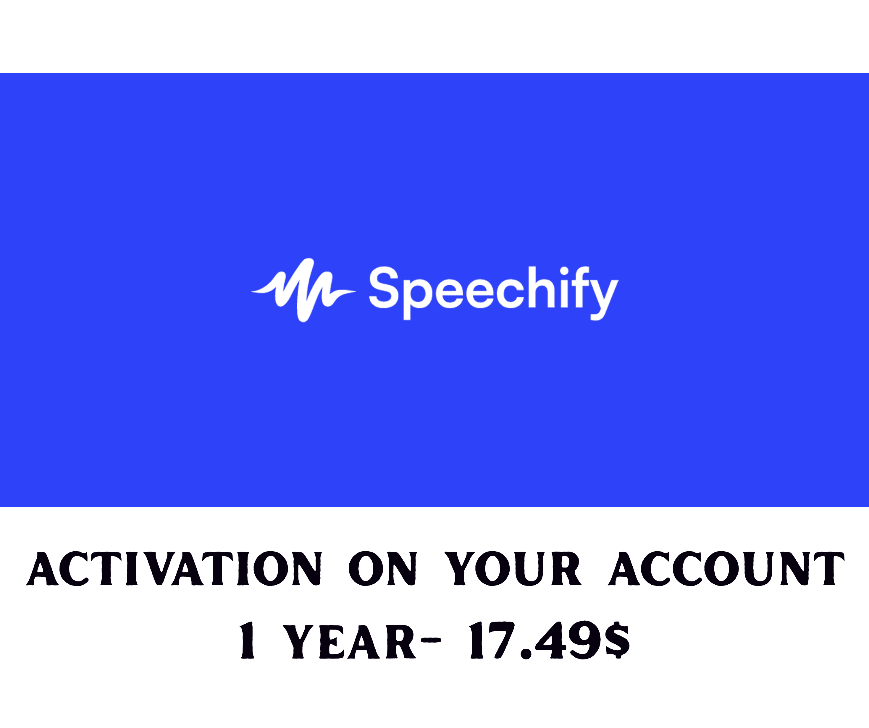 Speechify Premium - 1 Year - On Your Mail - Screenshot 1