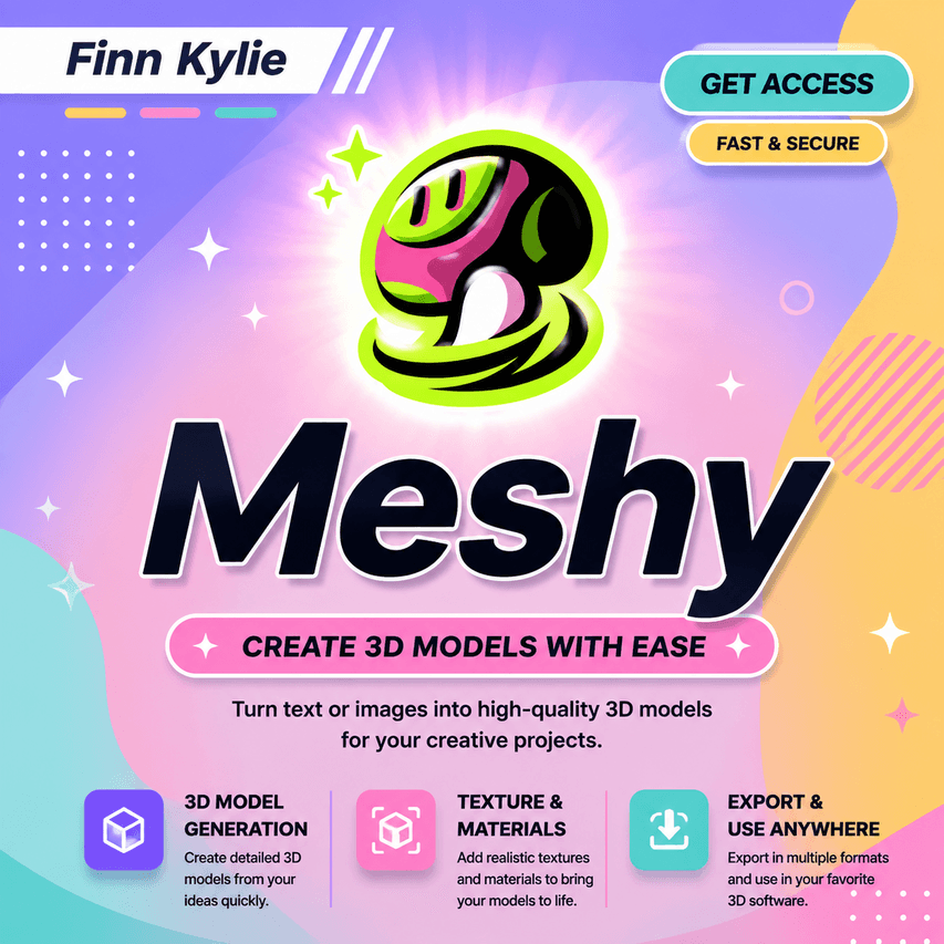 Meshy Ai Pro/Studio на 1 месяц подписка на ваш аккаунт - Screenshot 1