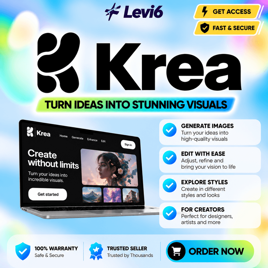 Krea Ai | BASIC | PRO | MAX | SUBSCRIPTIONS + 1month - Screenshot 1