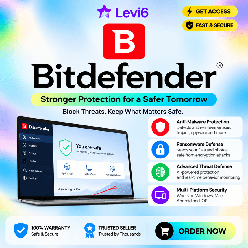Bitdefender Total Security – Key– 1-10 PC –  1-3Year | Global - Screenshot 1