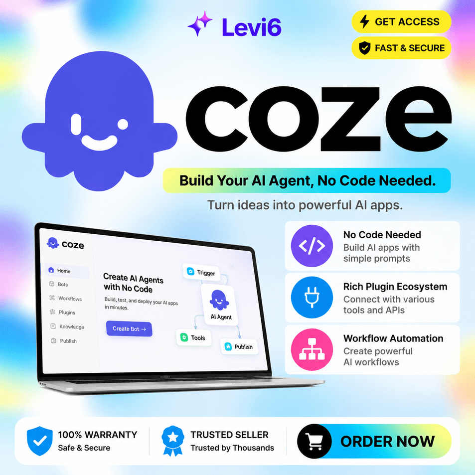 Премиум-подписка Coze ai 1 месяц/3 дня - Screenshot 1