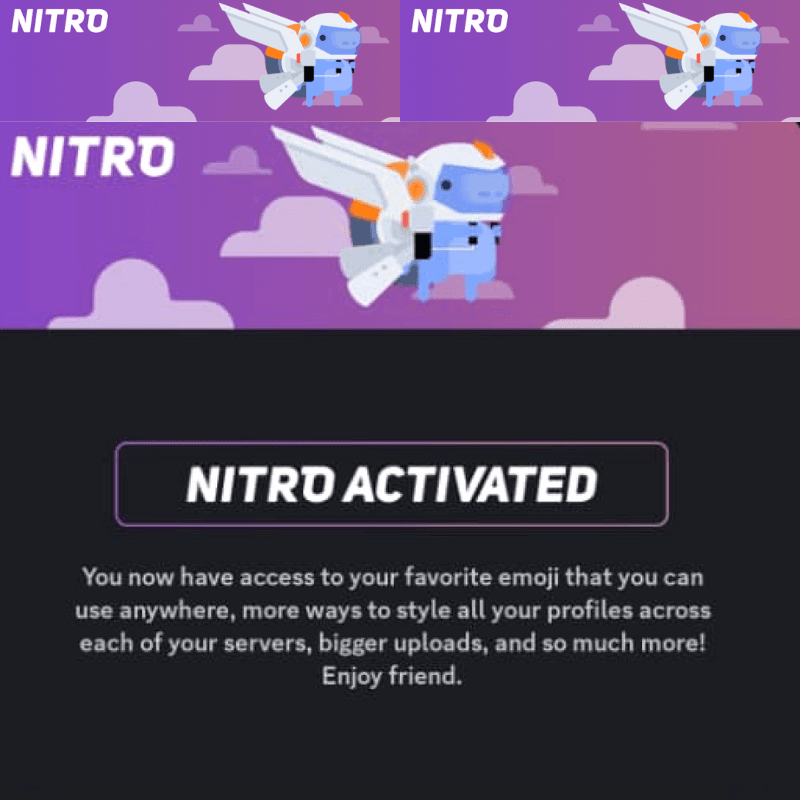 Discord Nitro 1 год подписки на вашу учетную запись - Screenshot 1