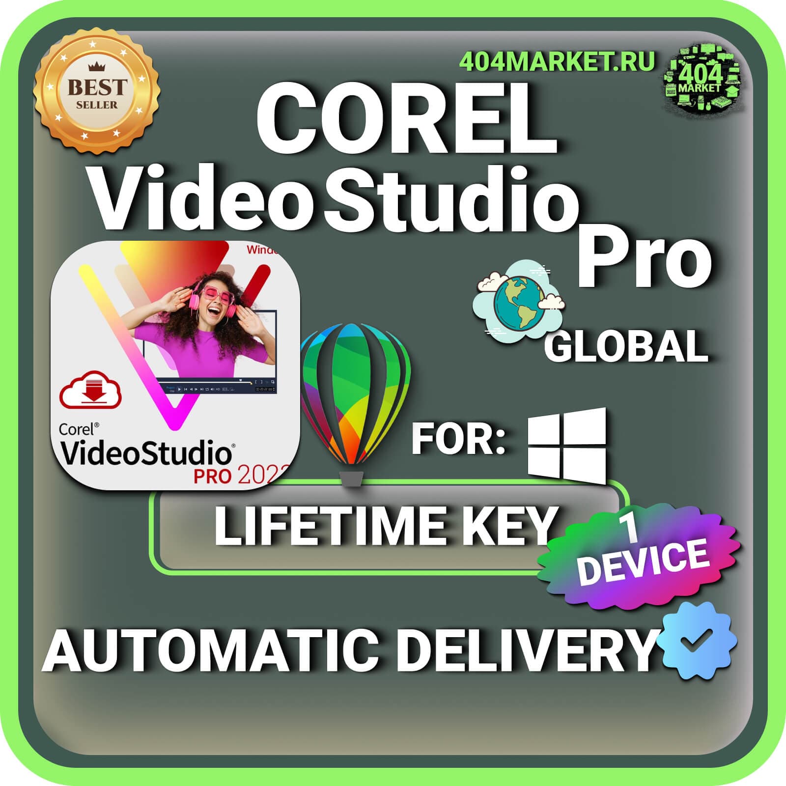 Corel Video Studio Pro X9 Lifetime Activation Key (Global) - Screenshot 1