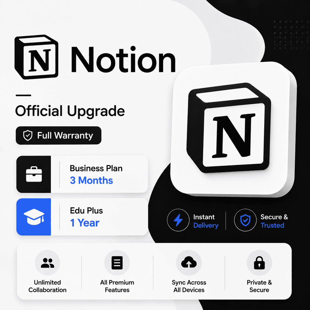 Notion - Бизнес-план на 3 месяца / Edu Plus на 1 год | Полная гарантия - Screenshot 1