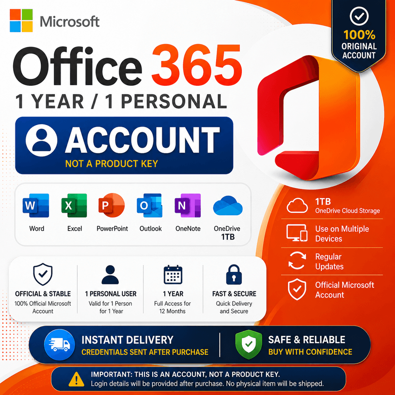 Microsoft Office 365 – 1 год – Личный – Учетная запись - Screenshot 1