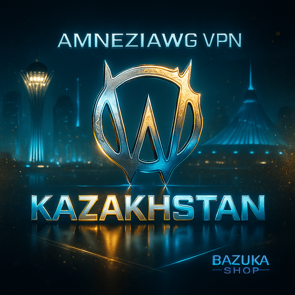VPN КАЗАХСТАН AMNEZIA v1.5/2.0/3.1 ВПН ЛИЧНЫЙ AMNEZIAWG - Screenshot 1