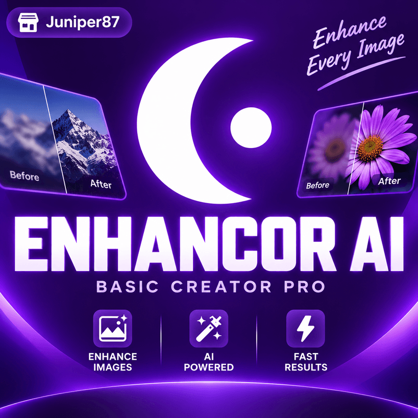 ENHANCOR AI SUBSCRIPTION 1MONTH BASIC/CREATOR PLAN - Screenshot 1