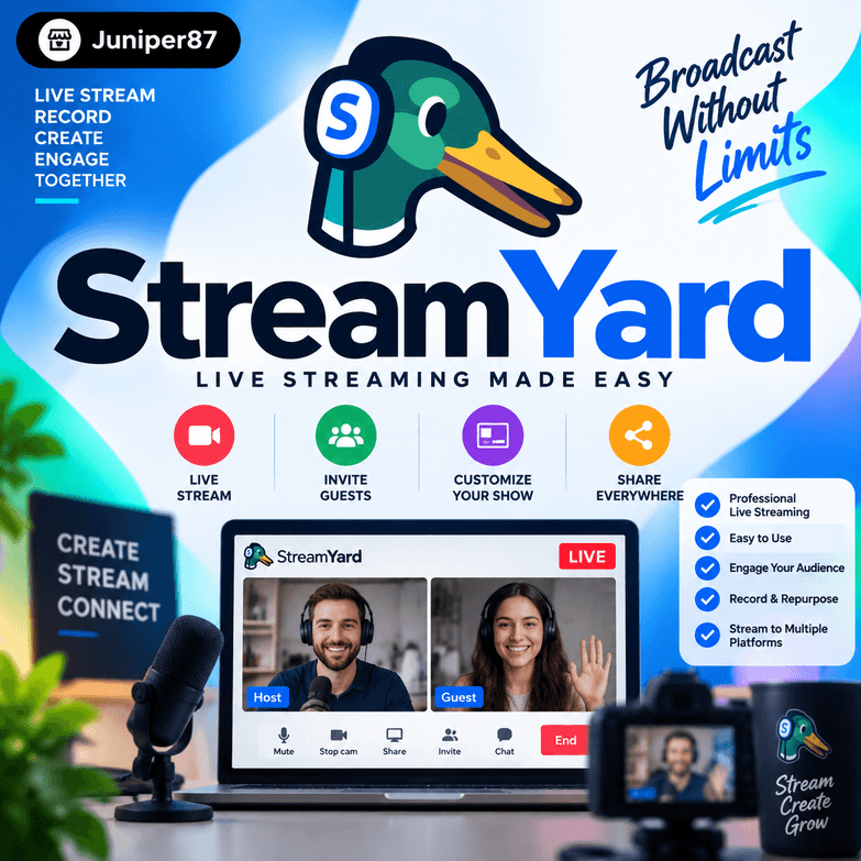 StreamYard Account Private PREMIUM 1 MONTH - Screenshot 1