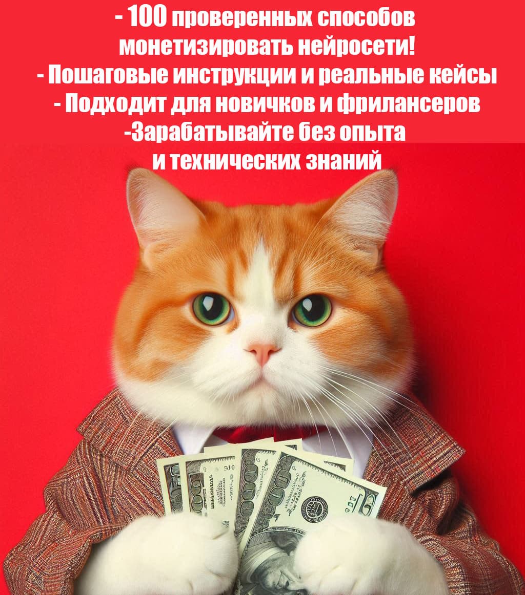 Как зарабатывать с помощью нейросетей: 100 идей - Screenshot 1