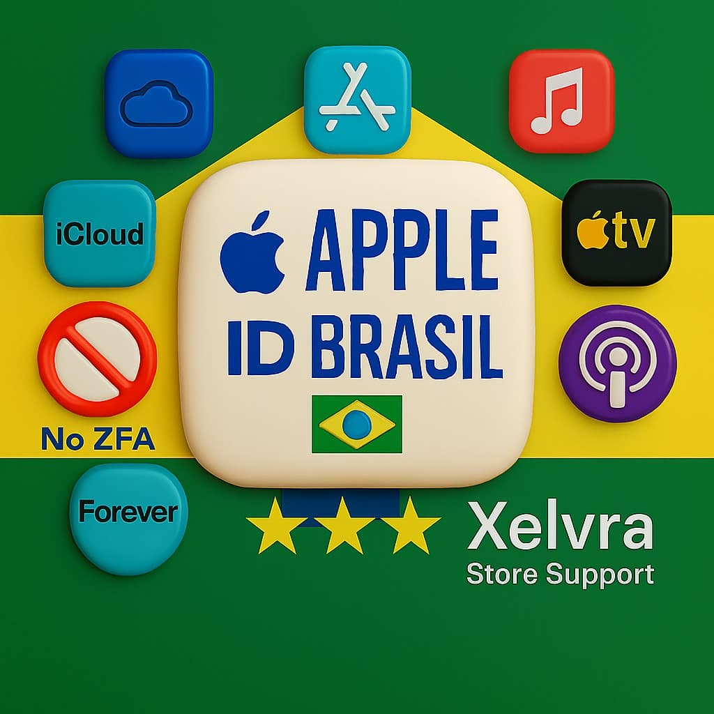 🇧🇷 Apple ID Бразилия | Без 2FA или Телефон | Полный Доступ | Быстрая Доставка 🔐 - Screenshot 1