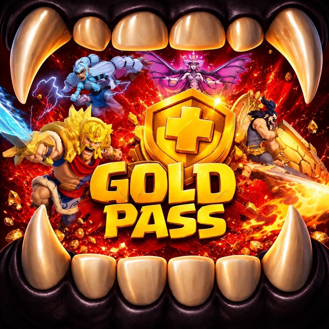 CLASH OF CLANS | GOLD PASS | GEMS | PROMOTIONS | ANY REGION - Screenshot 1