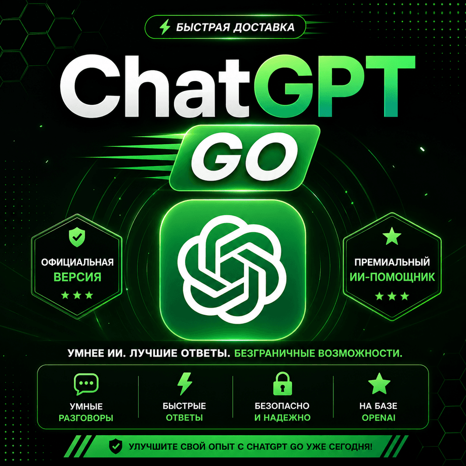 24/7 | ChatGPT 5.5 GO | Подписка на 1 месяц на ваш аккаунт - Screenshot 1