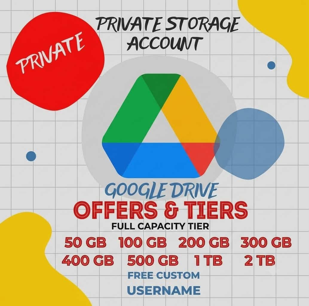 GOOGLE DRIVE STORAGE 50 GB ~ 2 TB - Screenshot 1
