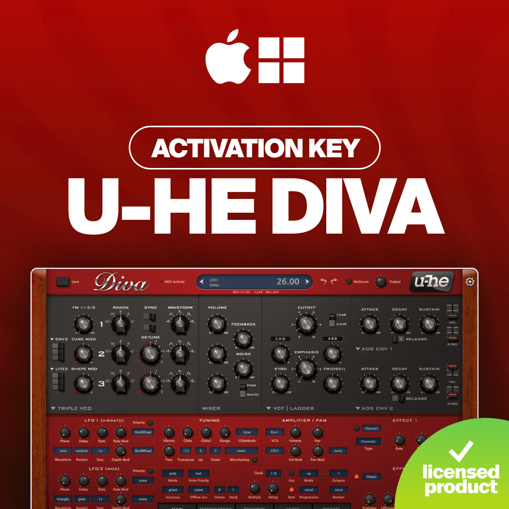 U-he Diva [LICENSE] Auto-delivery 24/7 - Screenshot 1