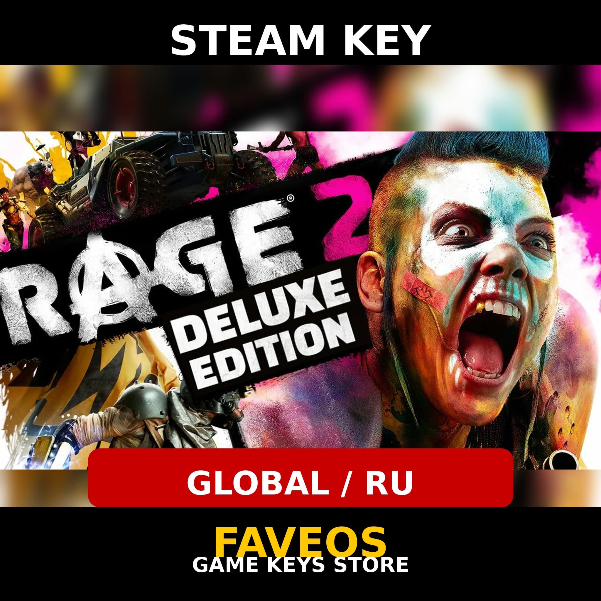 RAGE 2 Deluxe Edition (+4 DLC+Doom 3 BFG) | Steam key GLOBAL/RU - Screenshot 1