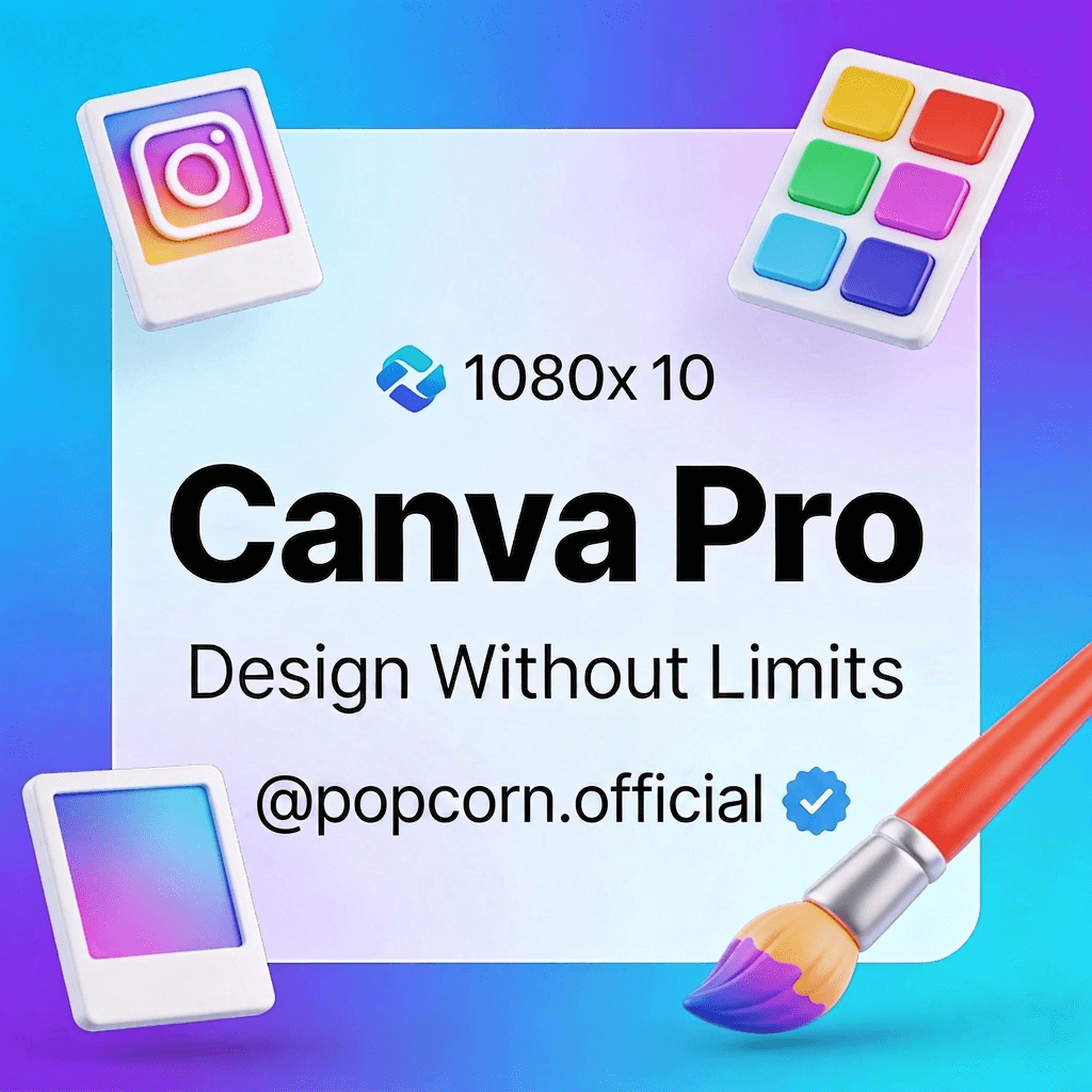 Canva Pro Subscription (1–6 Months) | Premium Design Access  | Instant Delivery - Screenshot 1