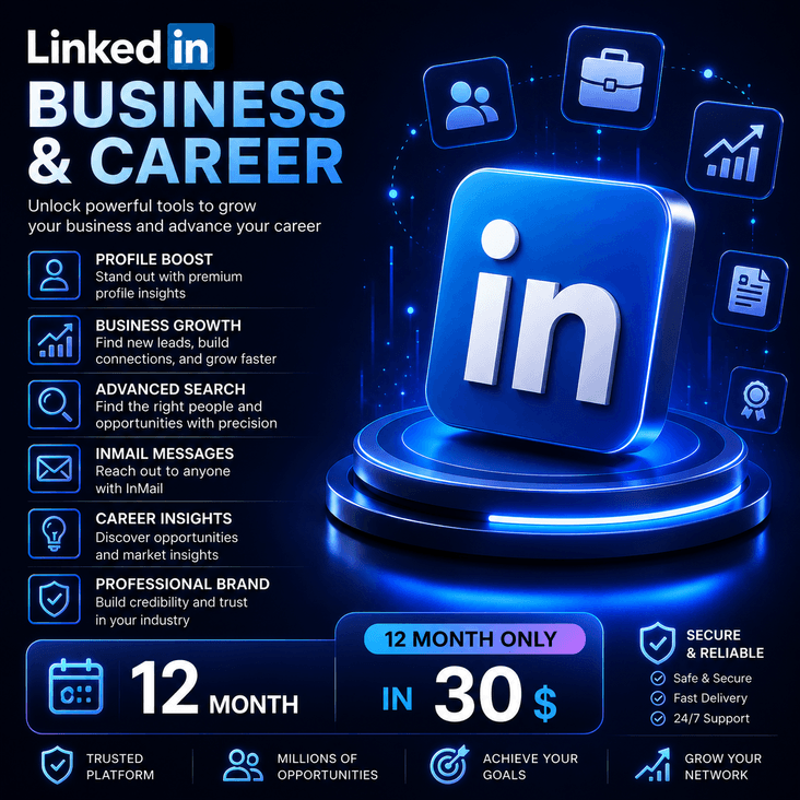 LinkedIn Premium 12 месяцев — активация бизнес-аккаунта и аккаунта для карьерного рос - Screenshot 1
