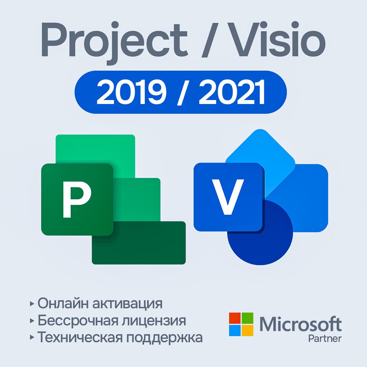 Microsoft Project/Visio Pro 2021/2019 [Original | Партнер MS | Чек ФЗ] - Screenshot 1