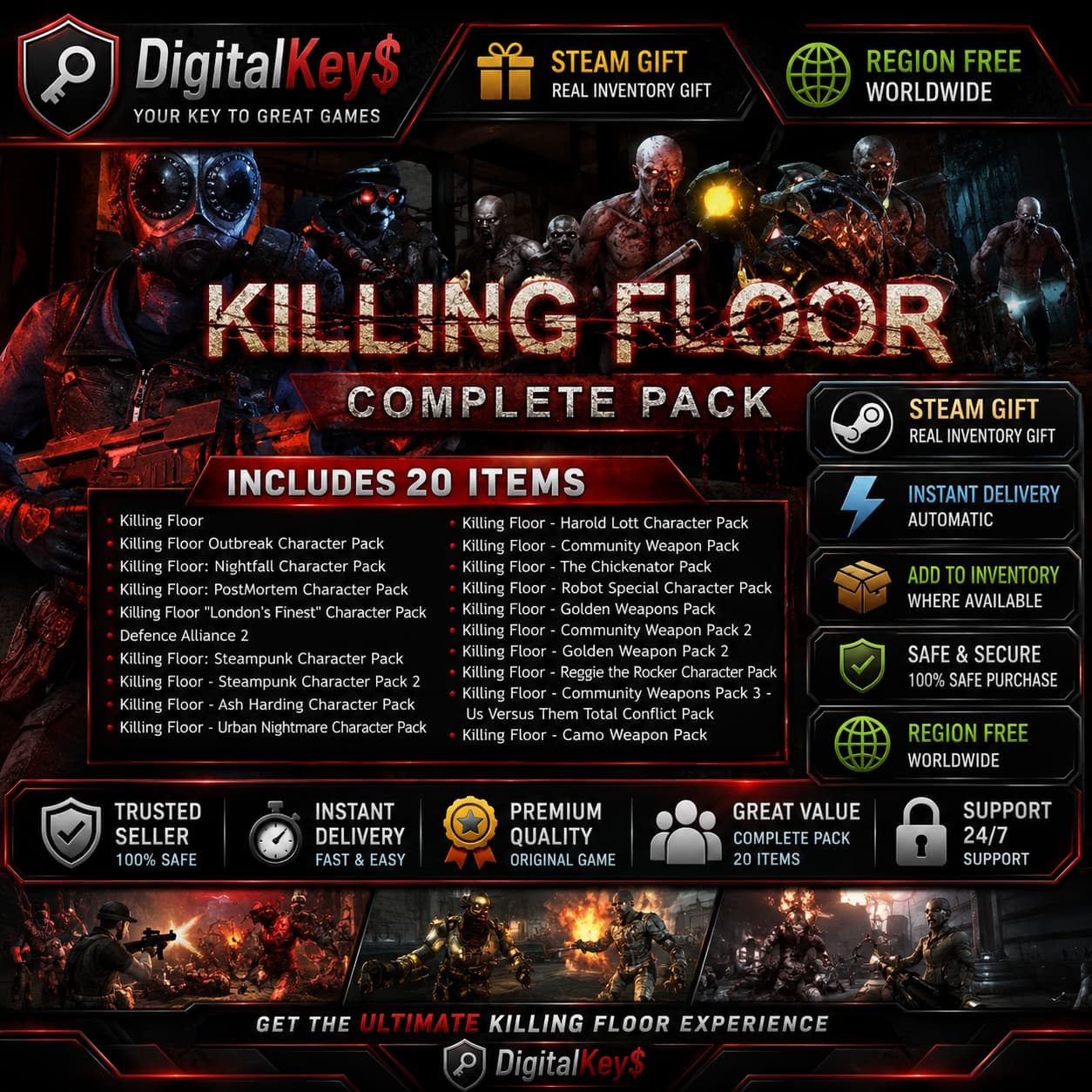🌍 Killing Floor Complete Pack — ПК Steam Gift Без региона - Screenshot 1