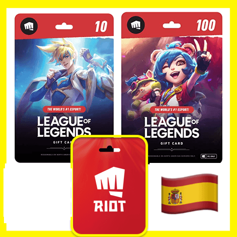 ⭐️GIFT CARDS⭐🇪🇸 LOL 1240-27000 RP (Spain) - Screenshot 1