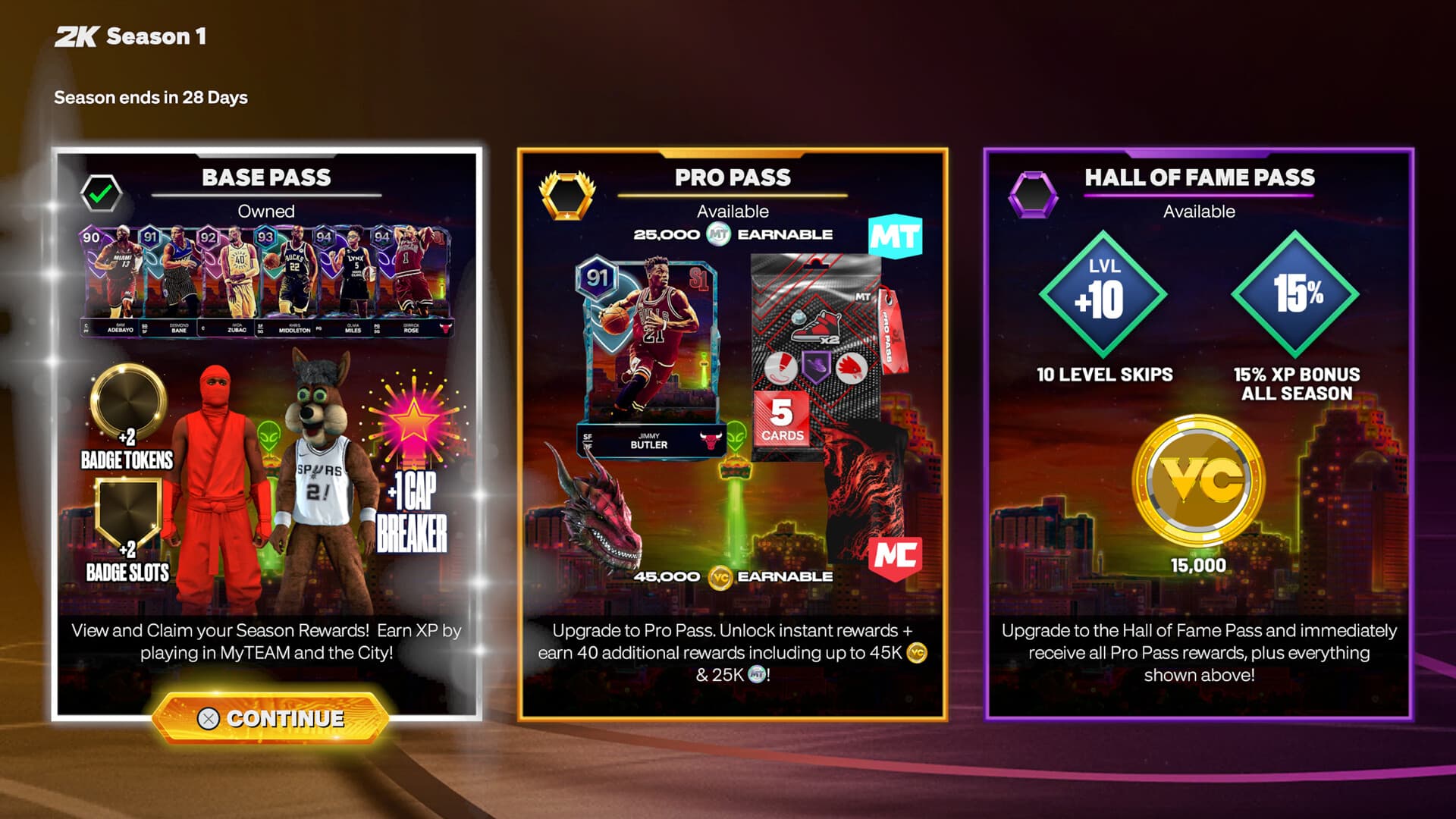 ️NBA 2K27 Hall of Fame Pass: Season 1 STEAM GIFT - Screenshot 1