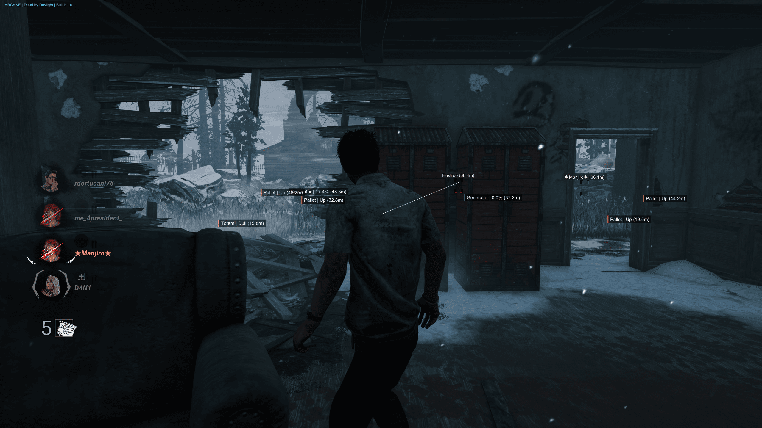working safe cheat Arcane for game Dead by Daylight - Screenshot 1